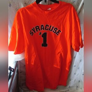 Alstyle Orange Syracuse #1 Short Sleeve Tee
